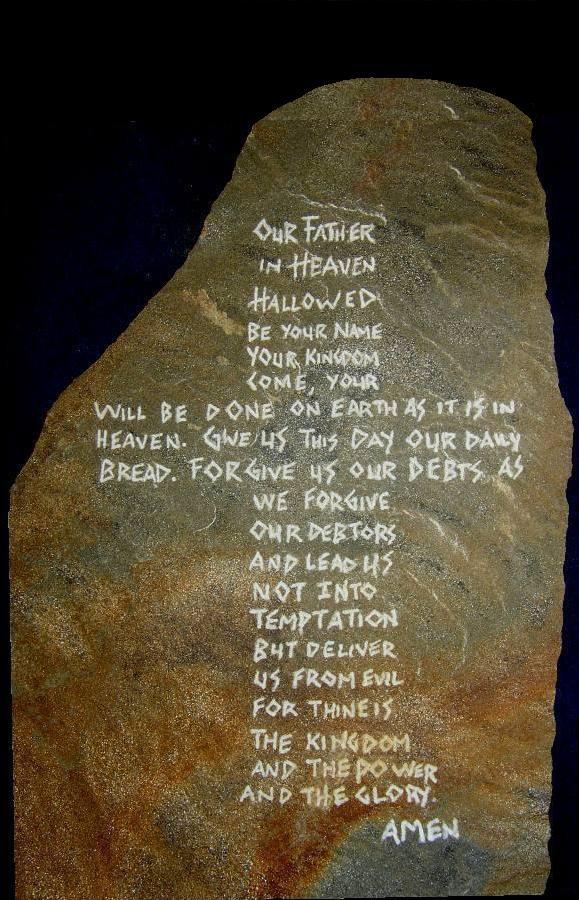 lords-prayer-cross-with-black-background